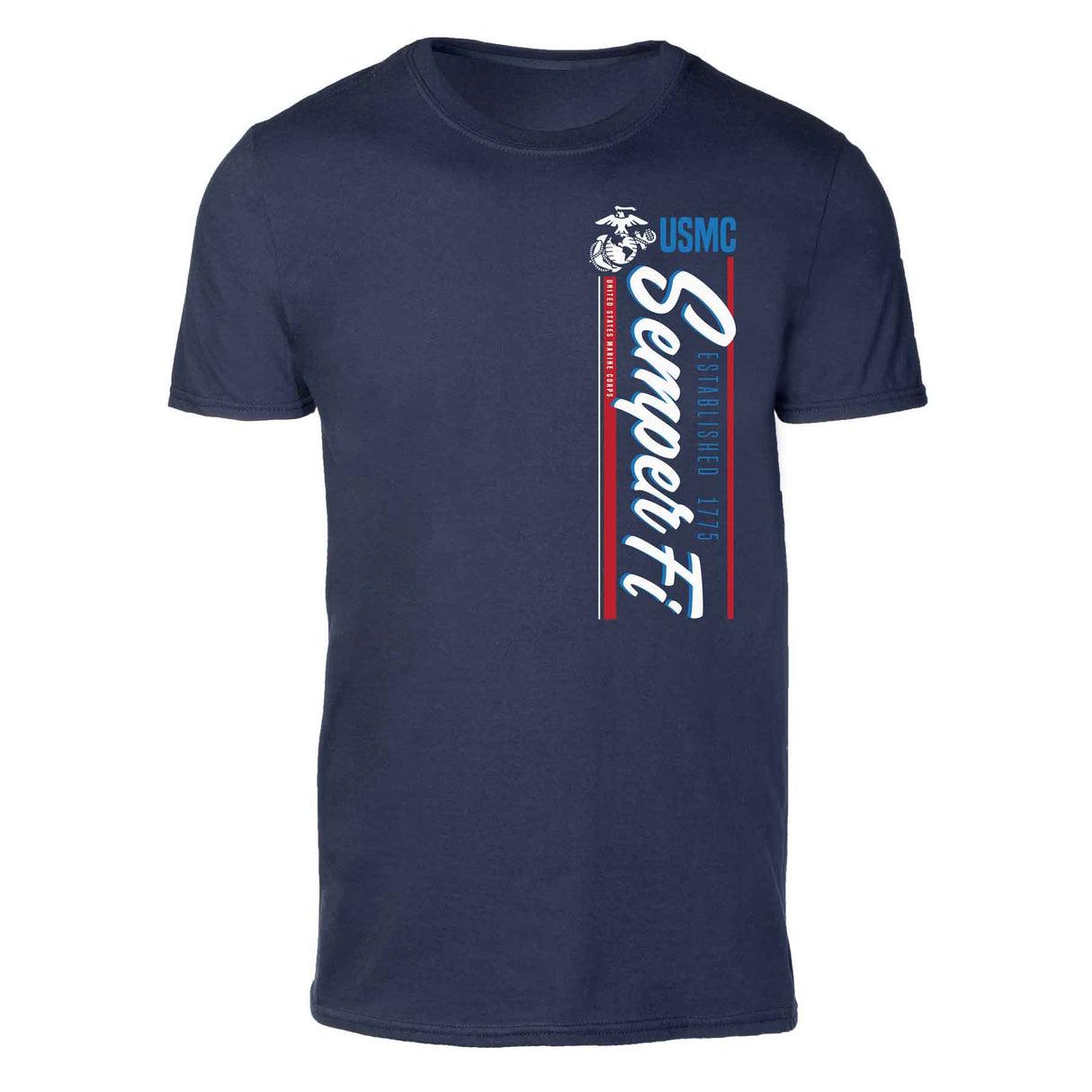 USMC Semper Fi Vertical T-shirt - SGT GRIT