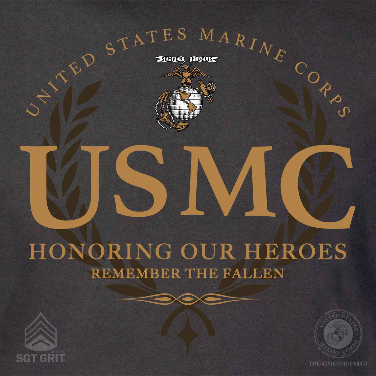 USMC Honoring Our Heroes T-shirt - SGT GRIT