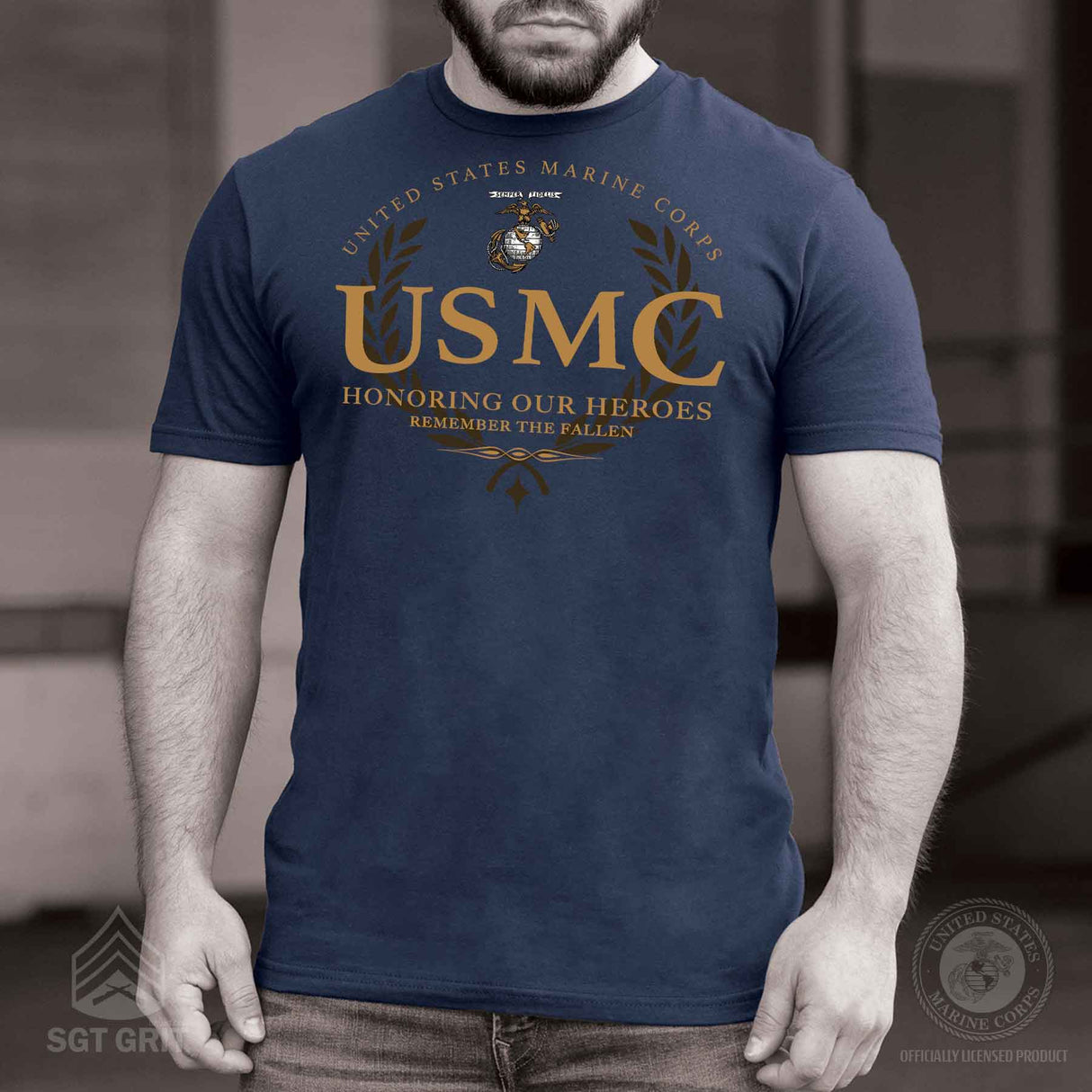 USMC Honoring Our Heroes T-shirt - SGT GRIT