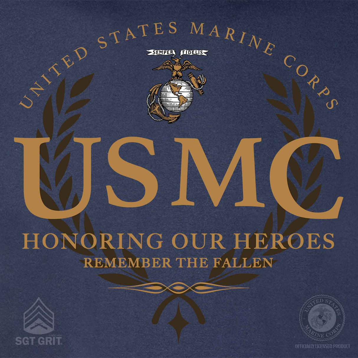 USMC Honoring Our Heroes T-shirt - SGT GRIT