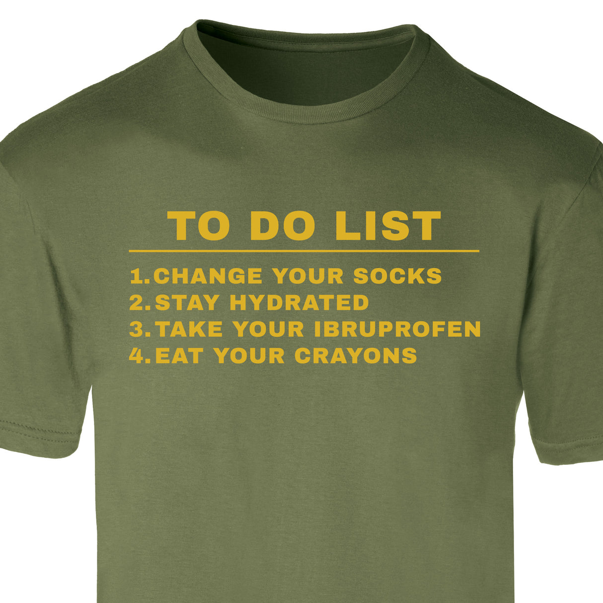 USMC To Do List T-Shirt - SGT GRIT