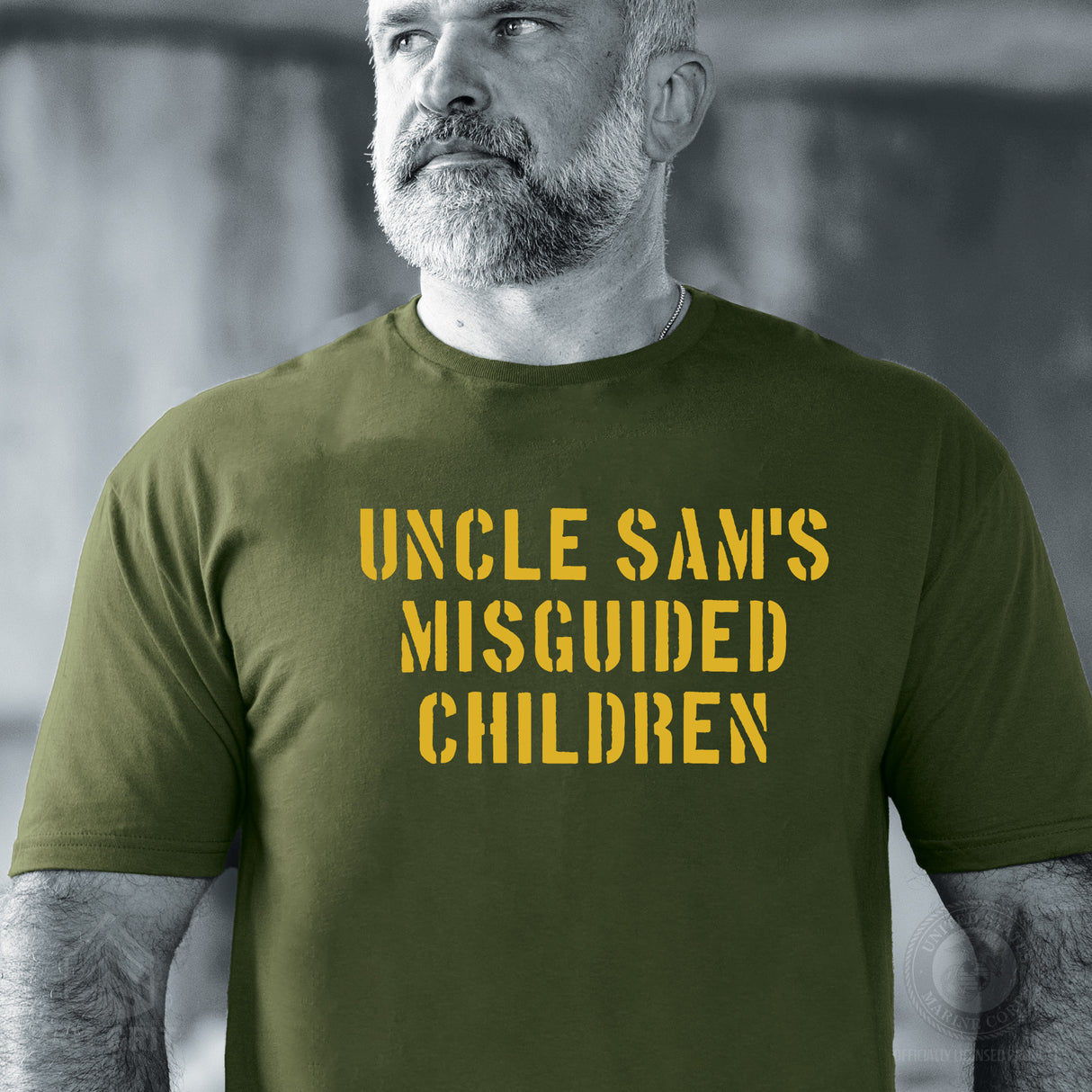 Uncle Sam's Misguided Children Stencil T-Shirt - SGT GRIT
