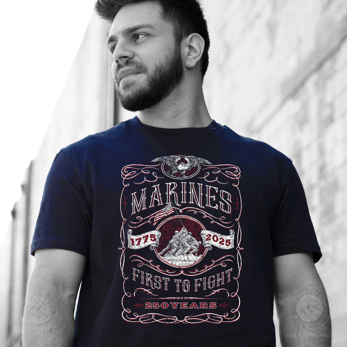 USMC 250 Years Iwo Jima T-Shirt - SGT GRIT