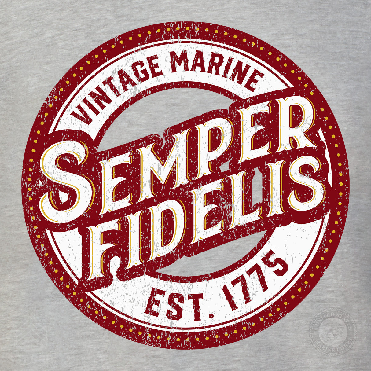 Semper Fidelis Vintage Marine T-Shirt - SGT GRIT