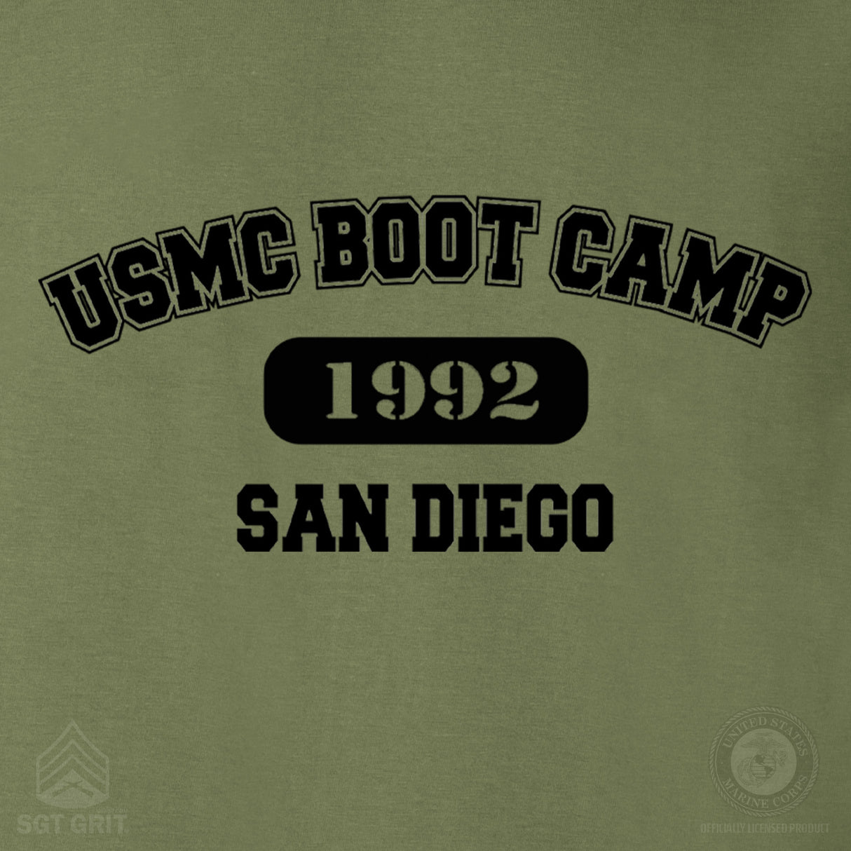 USMC Boot Camp T-Shirt- Back Design - SGT GRIT
