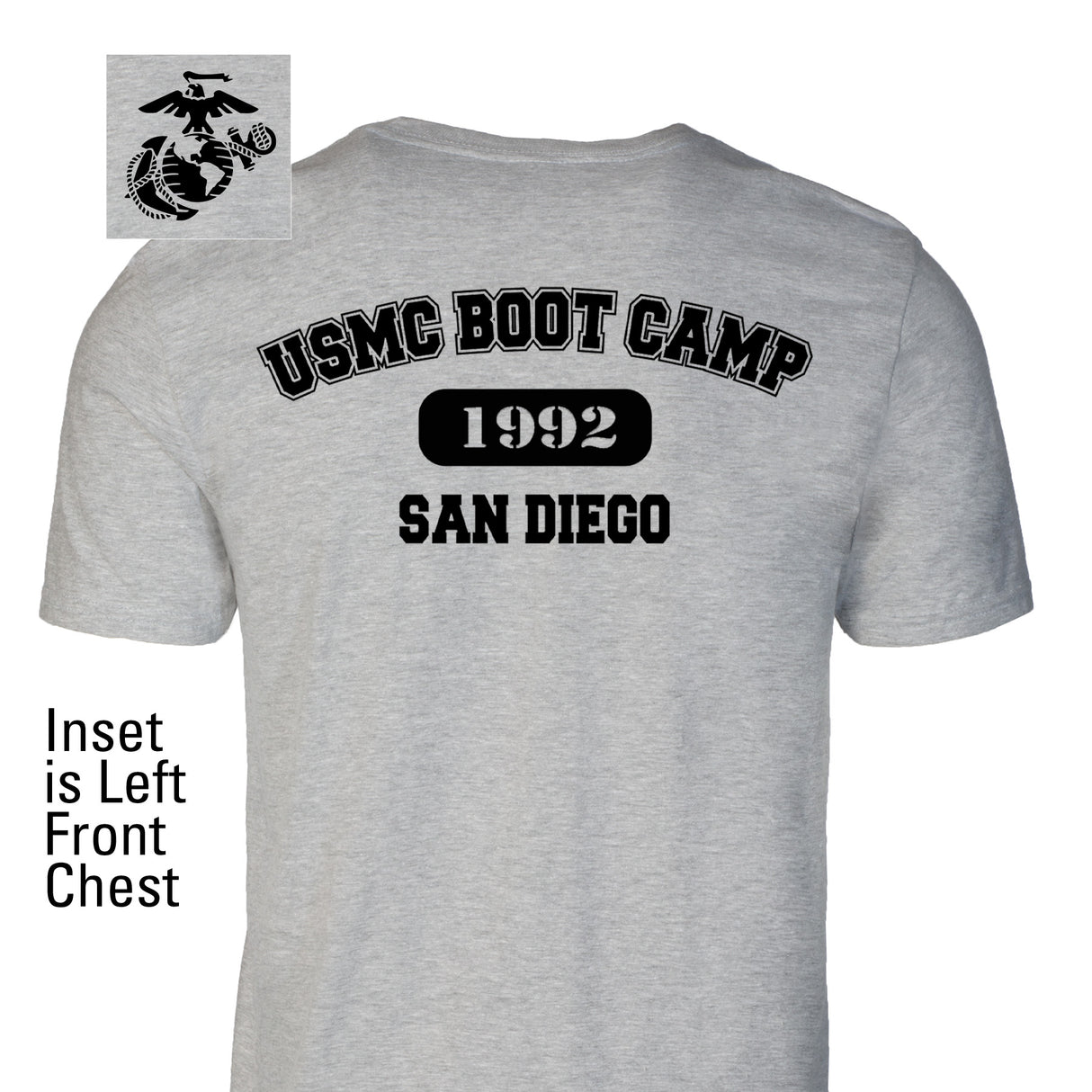 USMC Boot Camp T-Shirt- Back Design - SGT GRIT