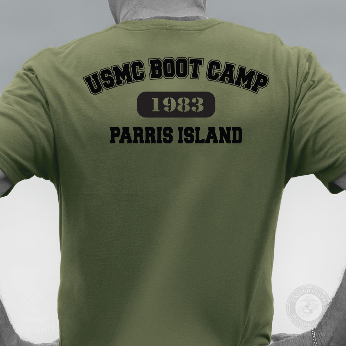 USMC Boot Camp T-Shirt- Back Design - SGT GRIT