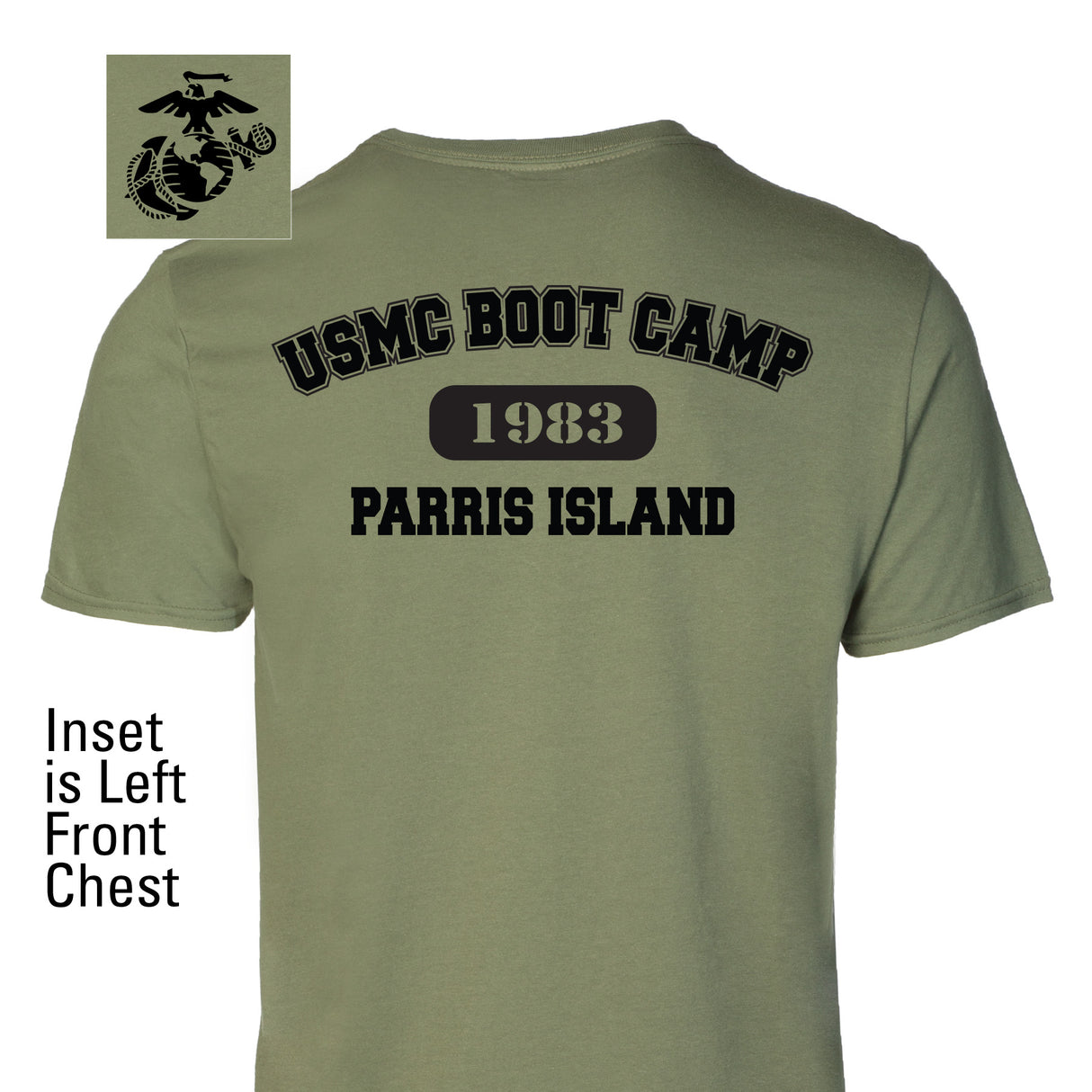 USMC Boot Camp T-Shirt- Back Design - SGT GRIT