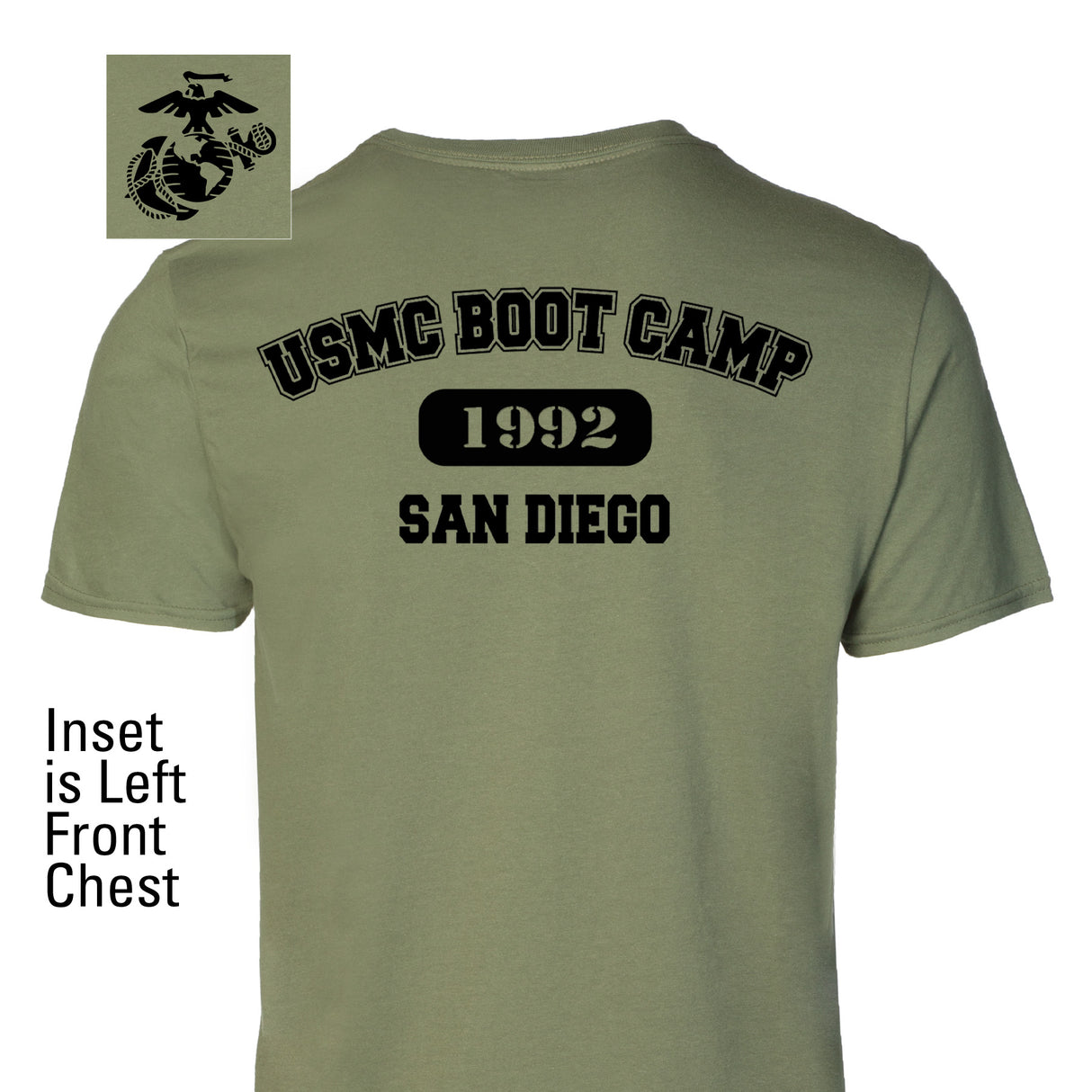 USMC Boot Camp T-Shirt- Back Design - SGT GRIT