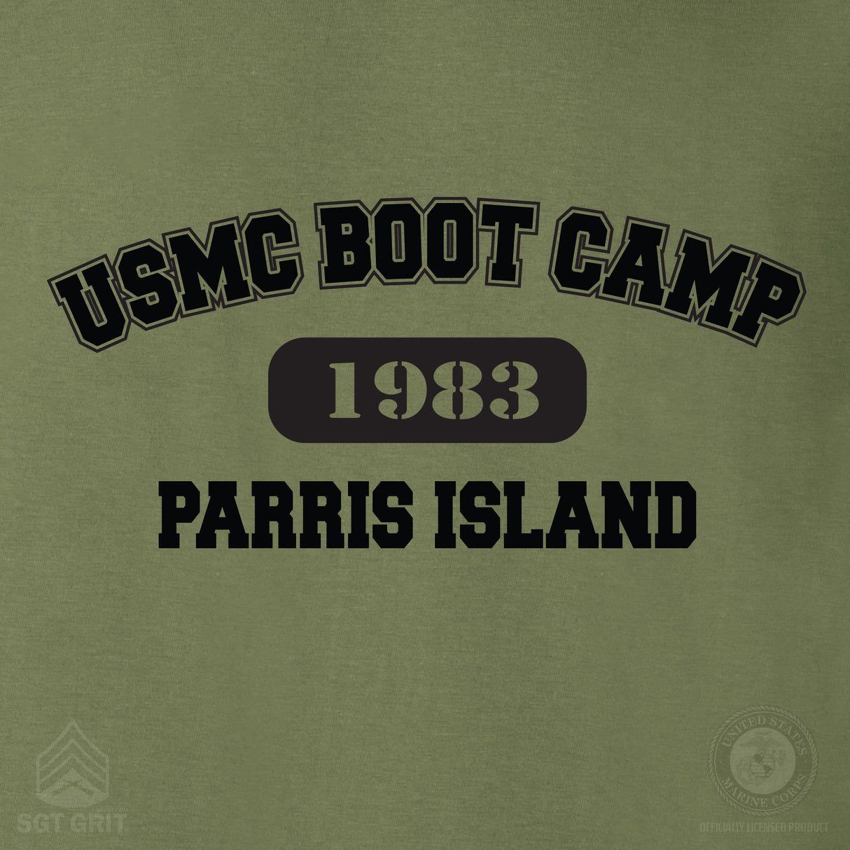 USMC Boot Camp T-Shirt- Back Design - SGT GRIT