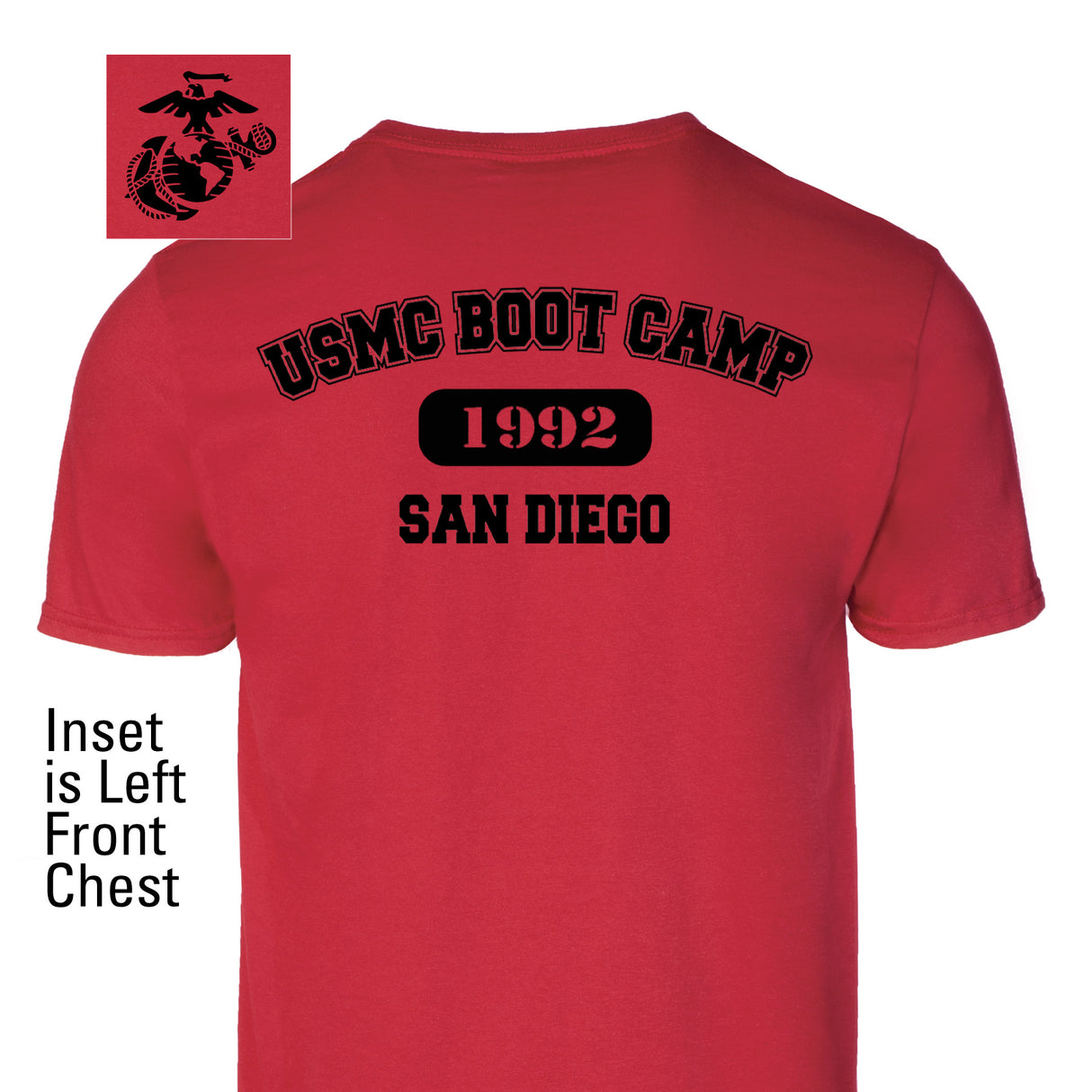 USMC Boot Camp T-Shirt- Back Design - SGT GRIT