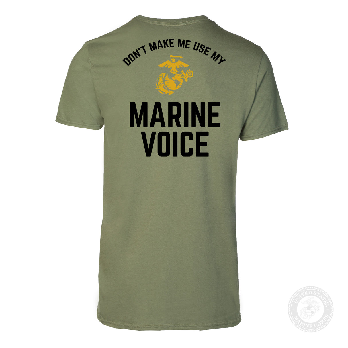 Marine Voice T-shirt- Back Design - SGT GRIT