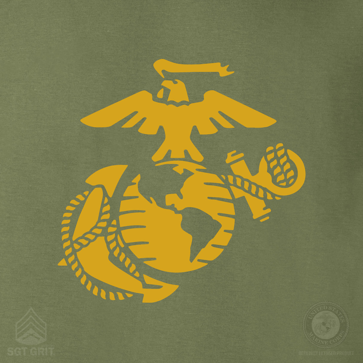Marine Voice T-shirt- Back Design - SGT GRIT