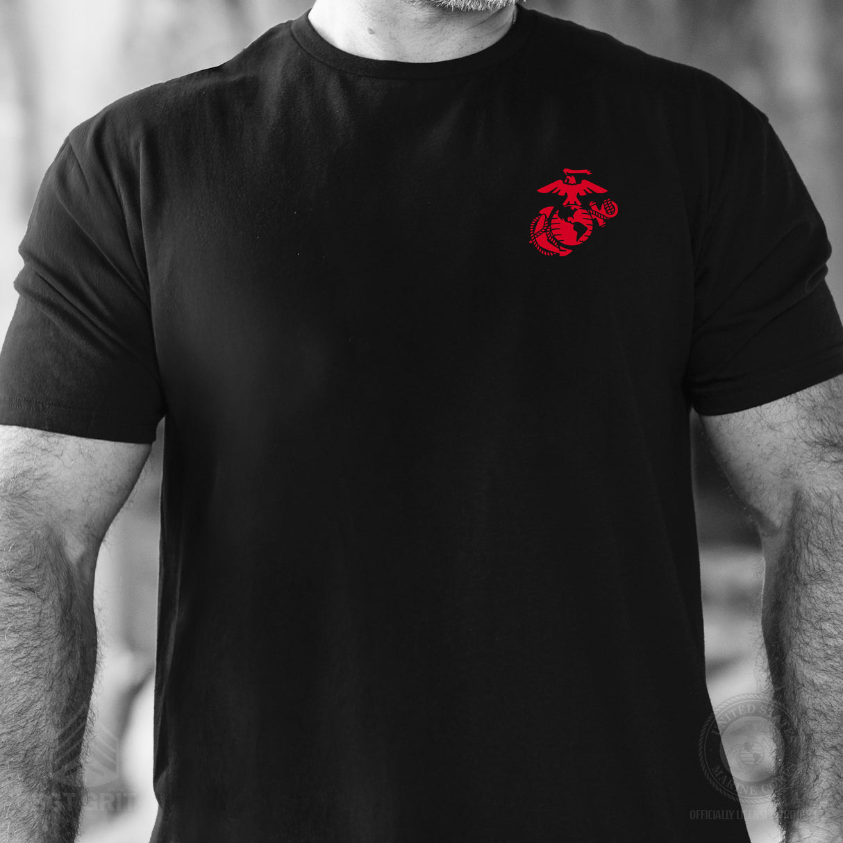 Marine Voice T-shirt- Back Design - SGT GRIT