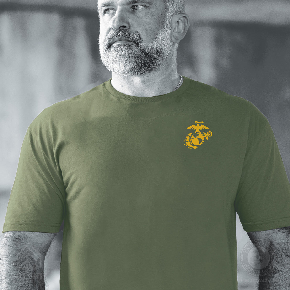 Marine Voice T-shirt- Back Design - SGT GRIT
