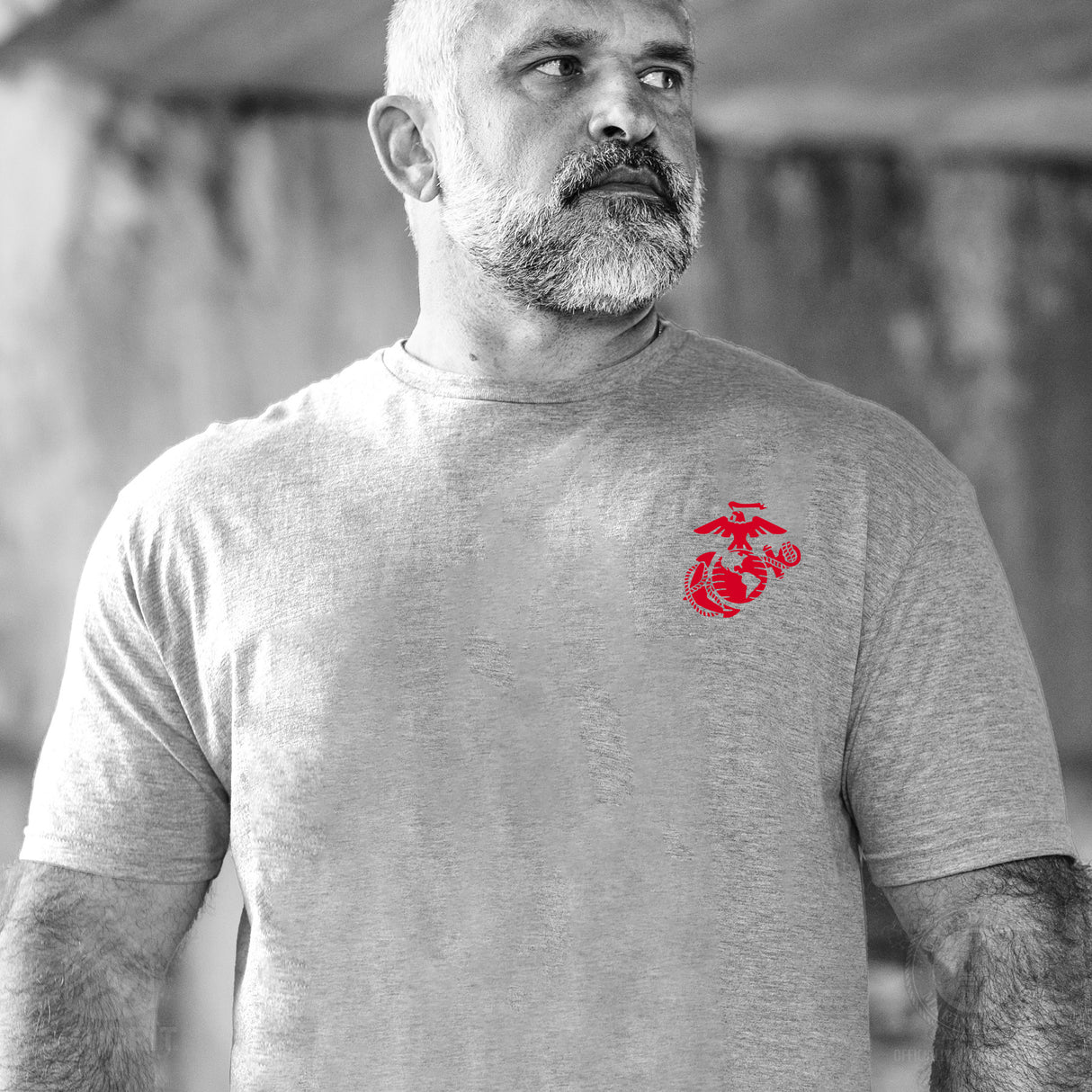 Marine Voice T-shirt- Back Design - SGT GRIT