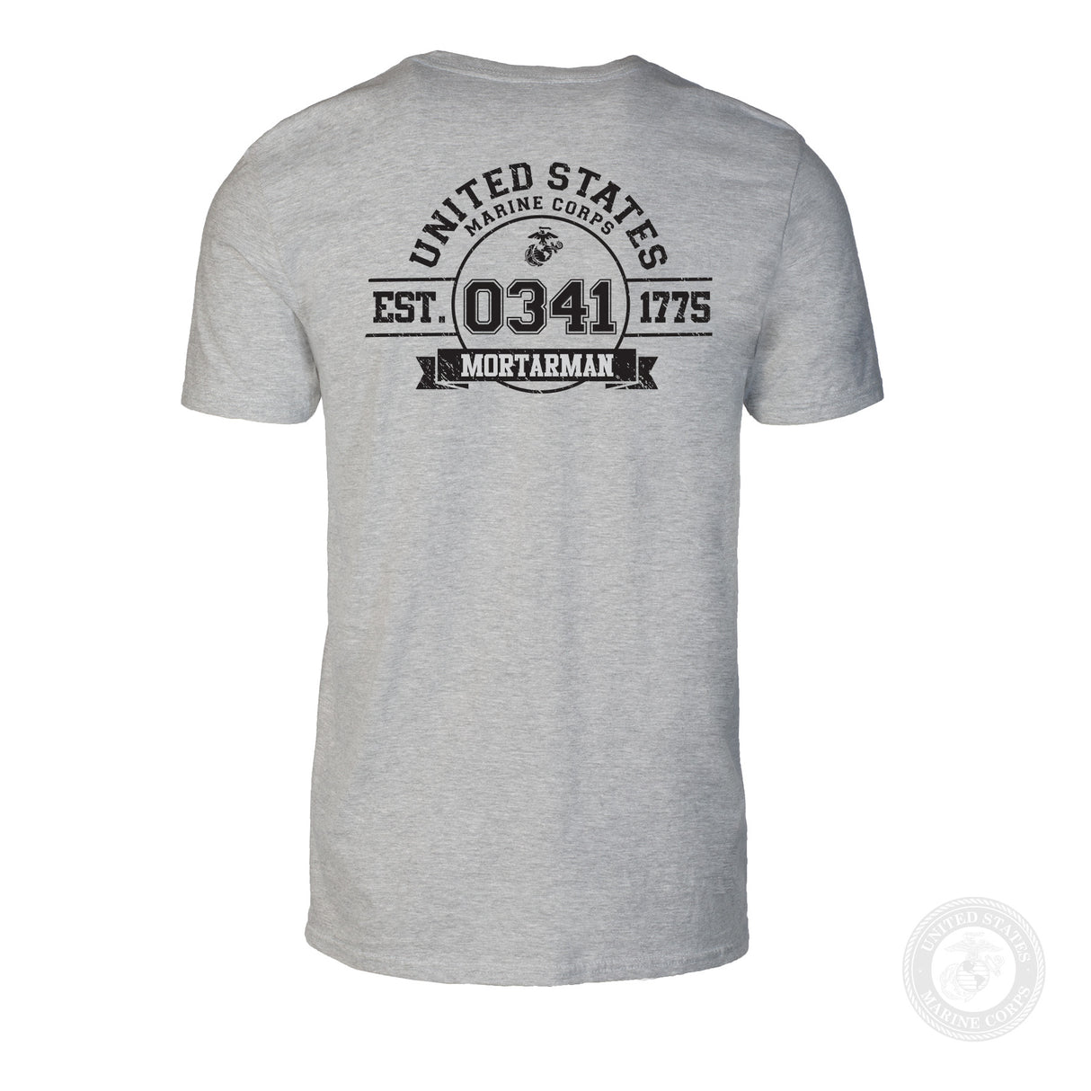 Choose Your Marine MOS Est. 1775 T-shirt- Back Design - SGT GRIT