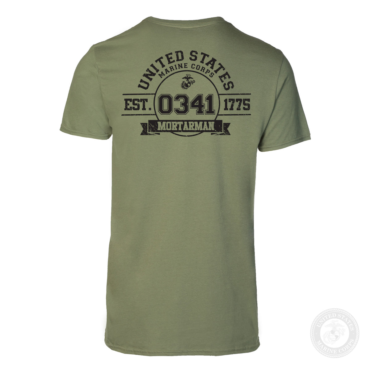 Choose Your Marine MOS Est. 1775 T-shirt- Back Design - SGT GRIT
