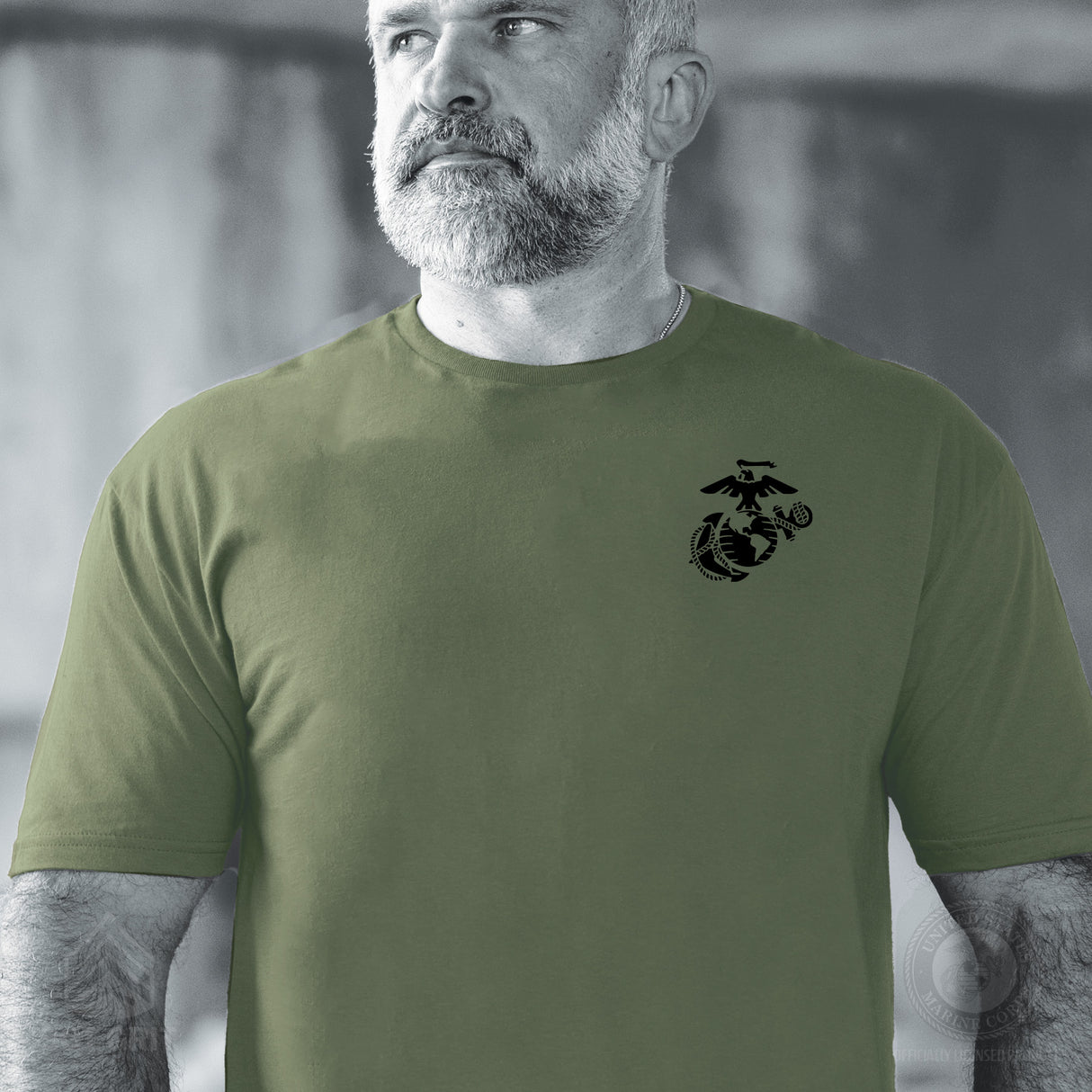 Choose Your Marine MOS Est. 1775 T-shirt- Back Design - SGT GRIT