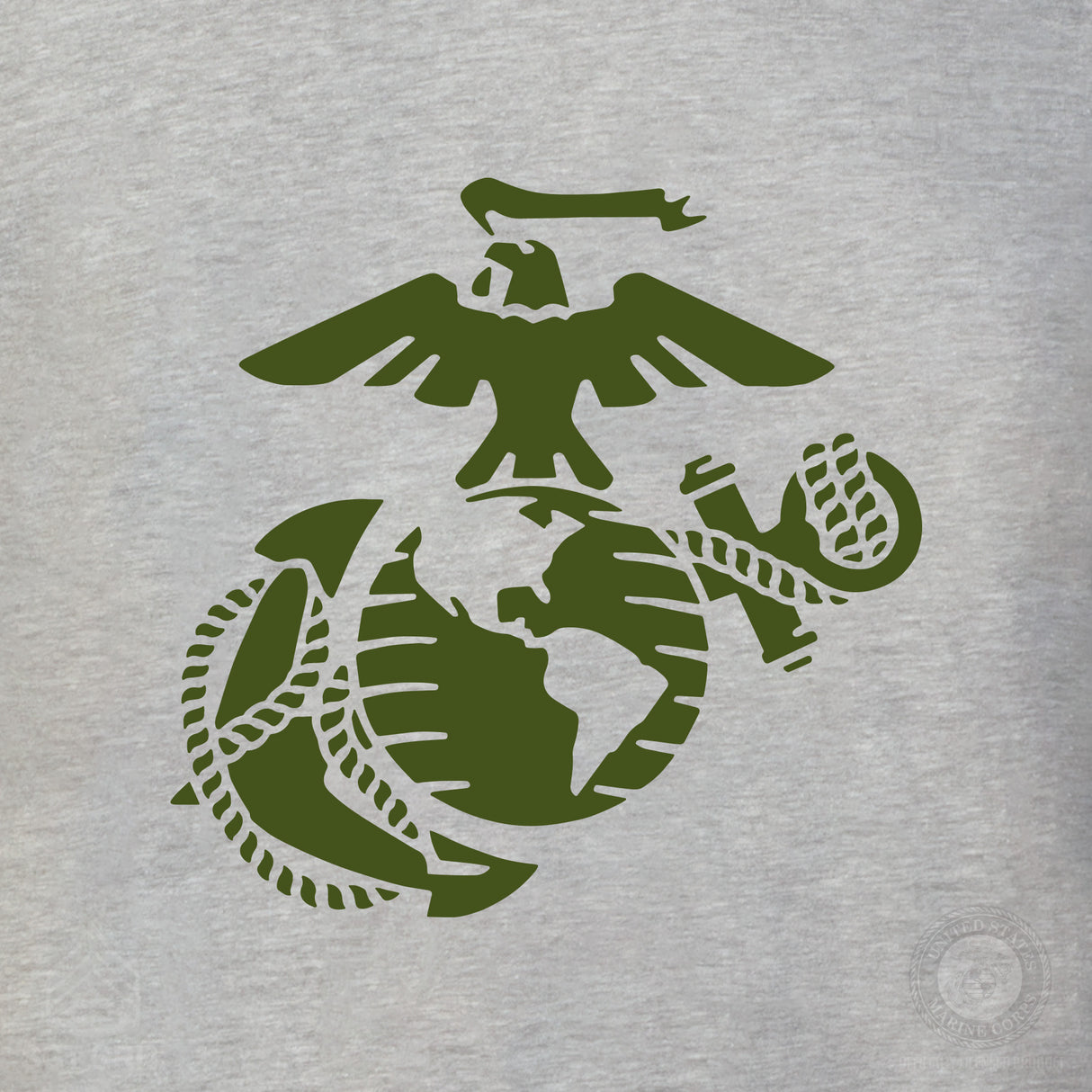 USMC Combat Bulldog T-shirt- Back Design - SGT GRIT