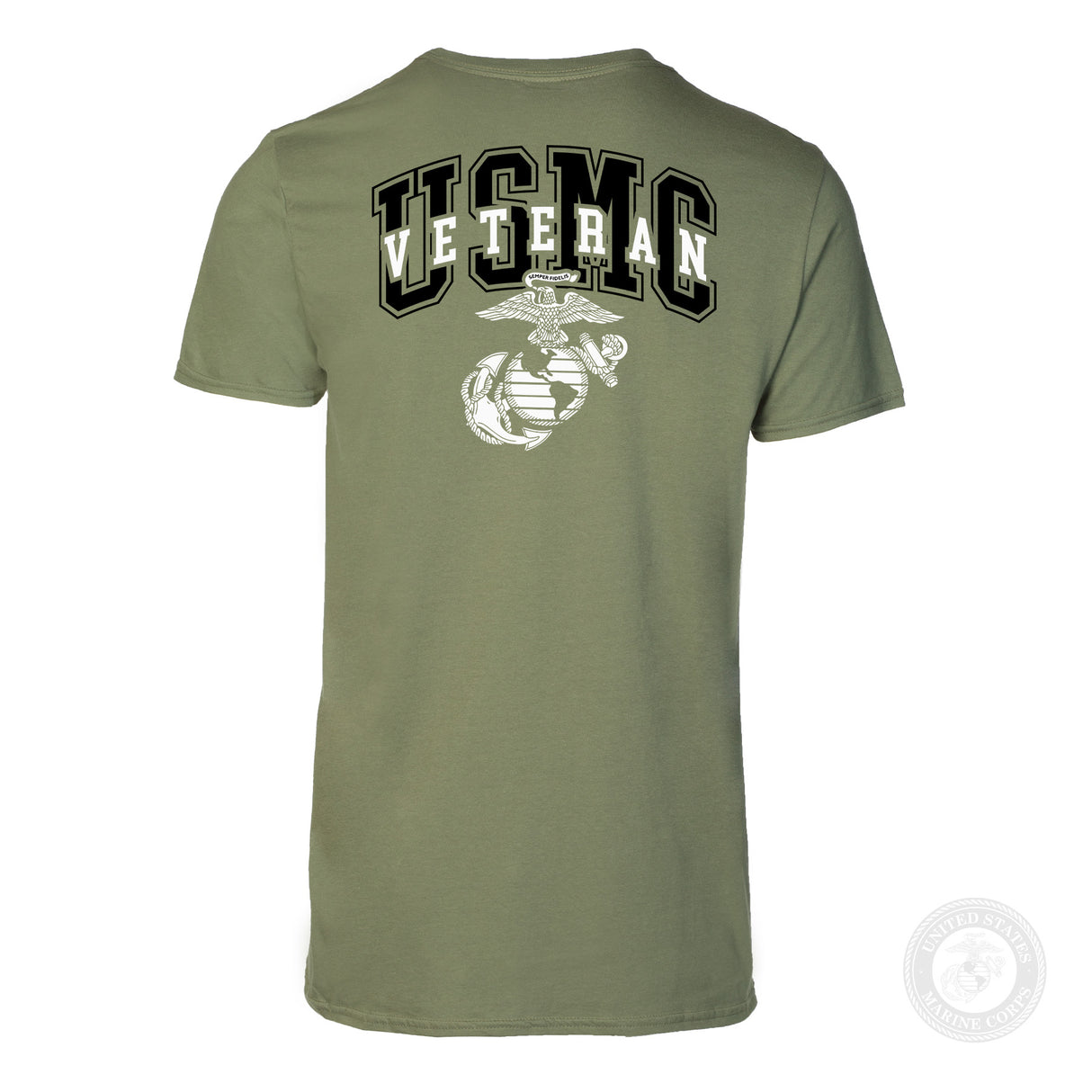 USMC Veteran T-shirt- Back Design - SGT GRIT