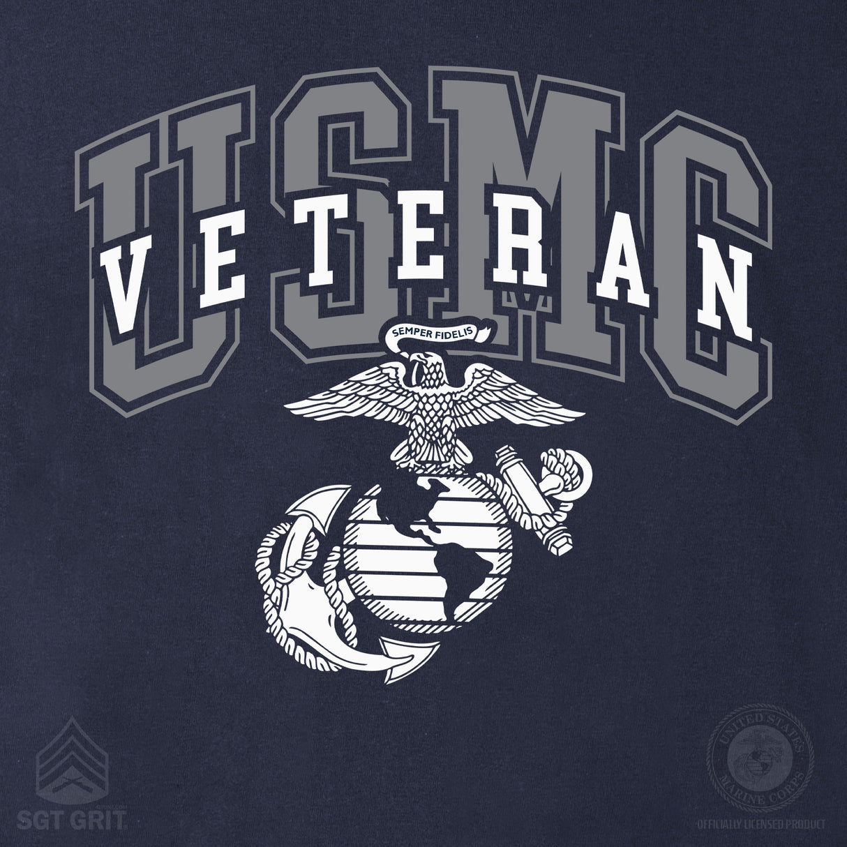 USMC Veteran T-shirt- Back Design