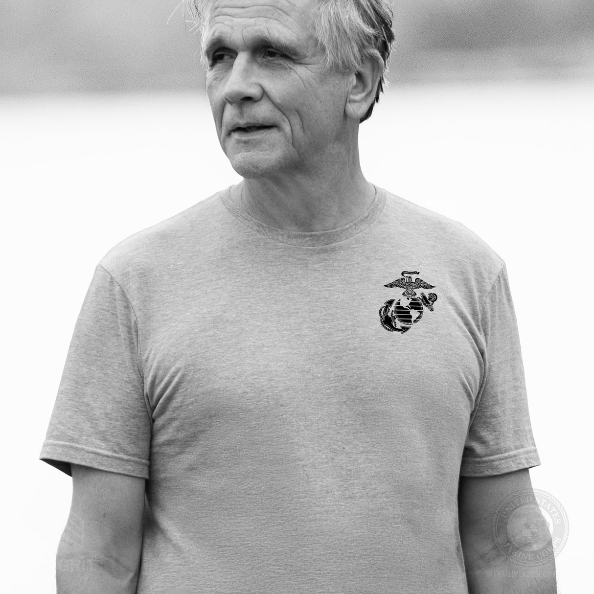 USMC Earned Never Given T-shirt- Back Design - SGT GRIT