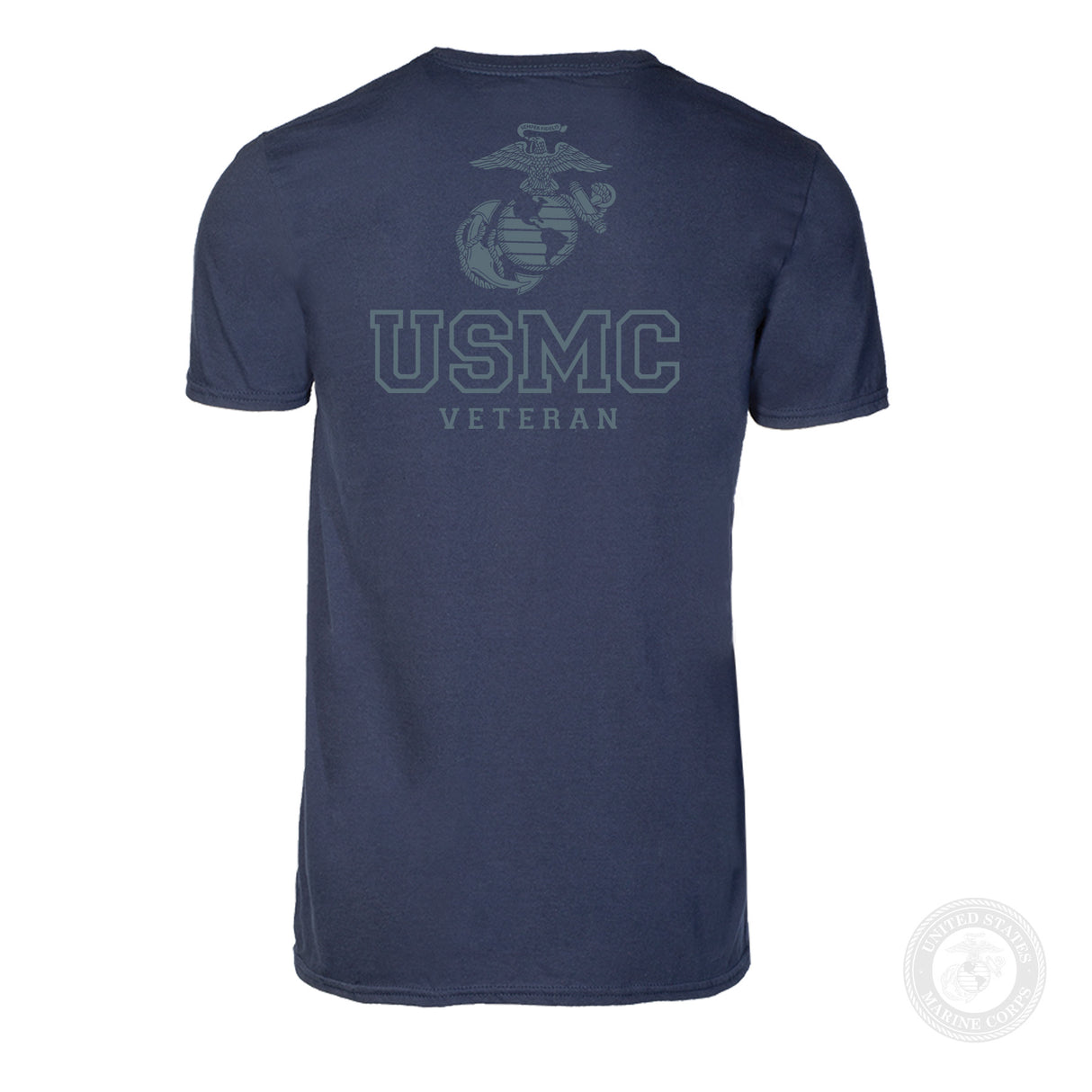 USMC Veteran Tonal T-shirt- Back Design - SGT GRIT