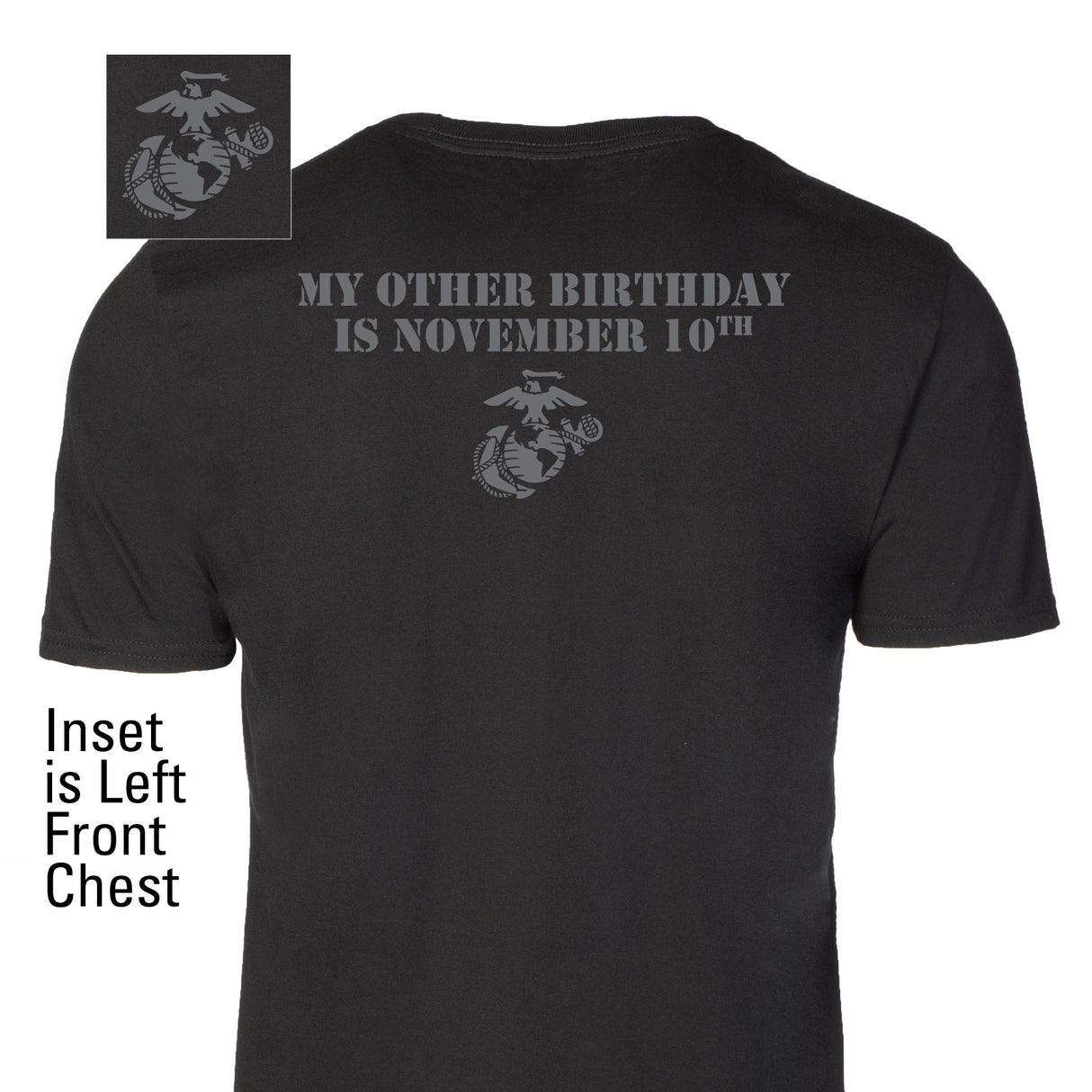 My Other Birthday Is November 10th T-shirt- Back Design - SGT GRIT
