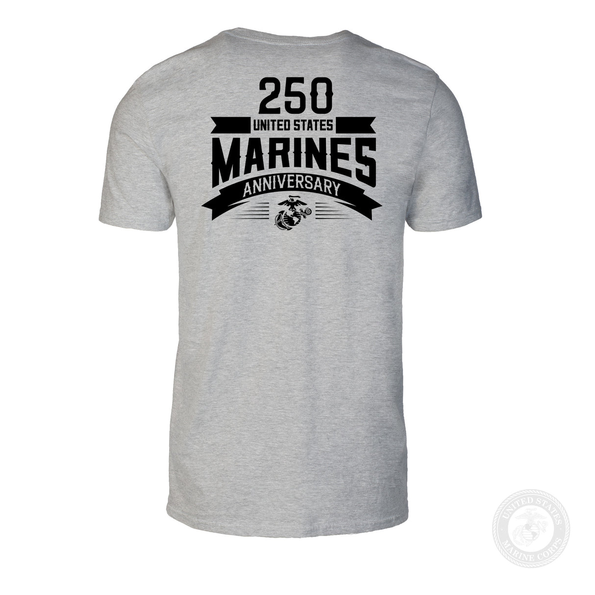 USMC 250th Anniversary Ribbon T-Shirt- Back Design - SGT GRIT