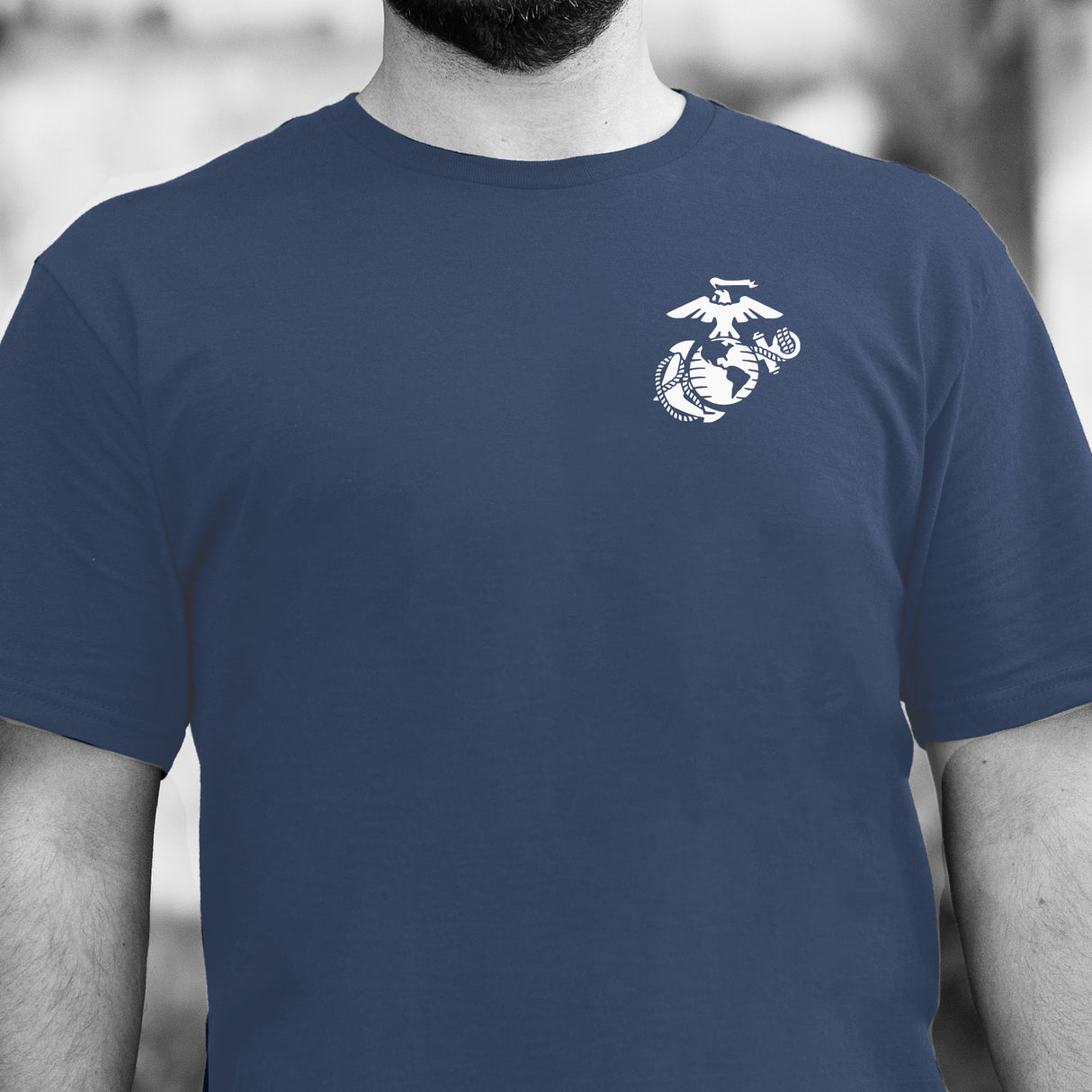 USMC 250th Anniversary Stencil T-Shirt- Back Design - SGT GRIT
