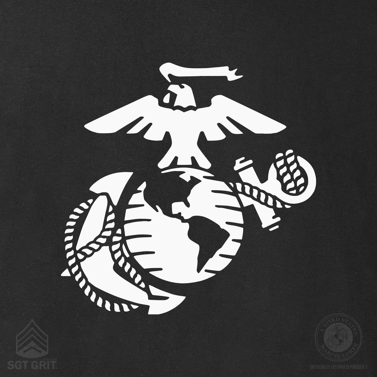 USMC 250th Anniversary Eagle T-Shirt- Back Design - SGT GRIT