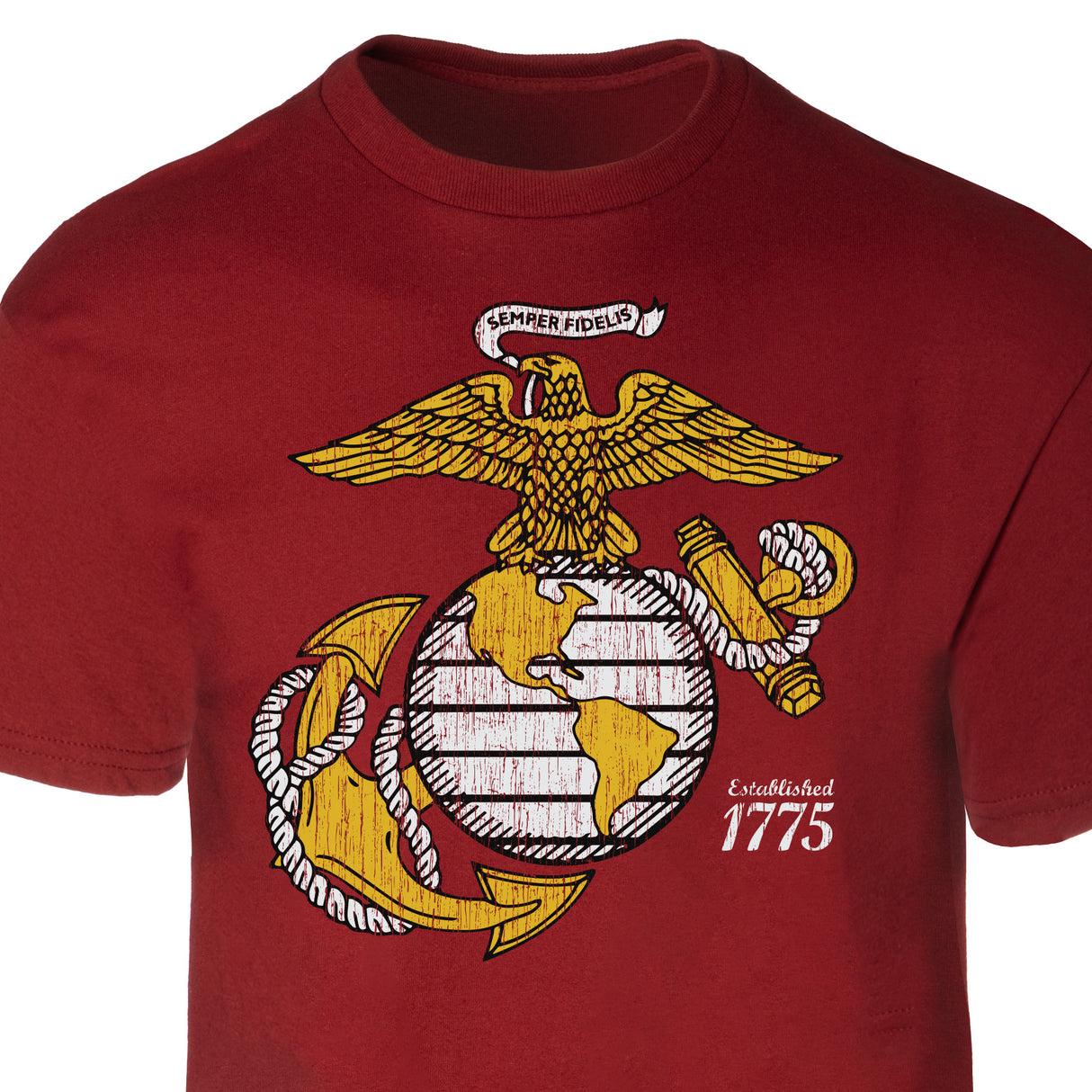 Gold Eagle, Globe, and Anchor T-Shirt - SGT GRIT