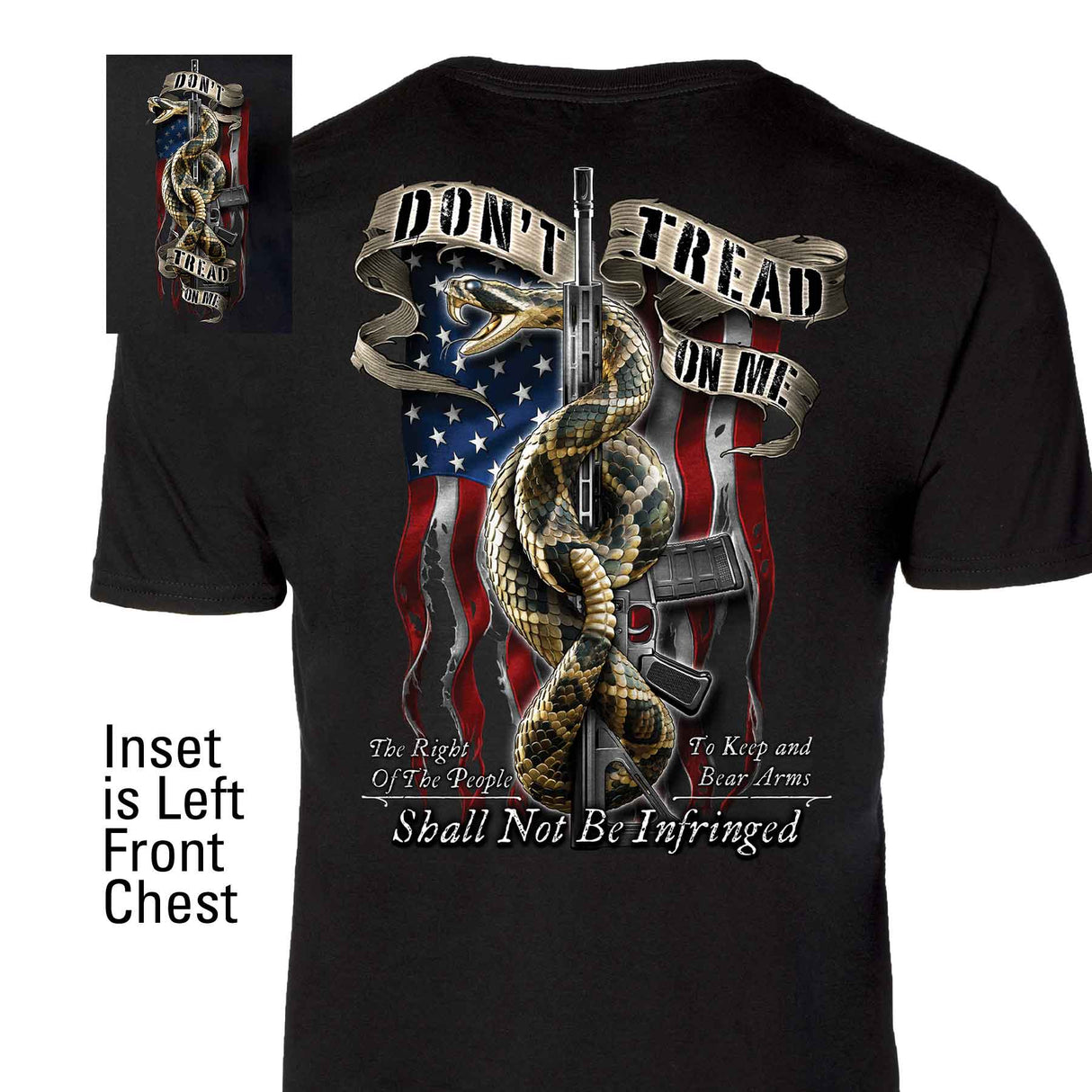 Don't Tread On Me T-shirt - SGT GRIT