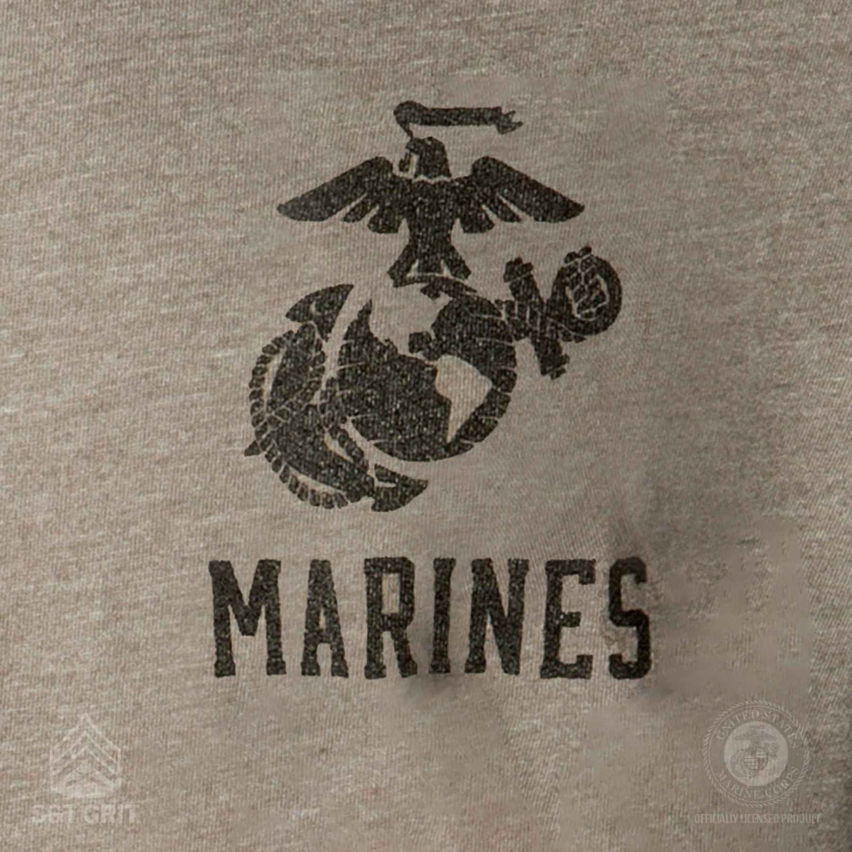UA USMC Devil Dogs Performance Cotton T-shirt - SGT GRIT