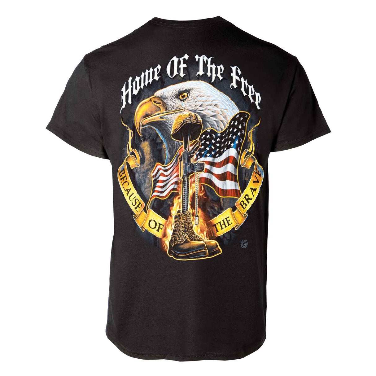 Home Of The Free Because Of The Brave T-shirt - SGT GRIT
