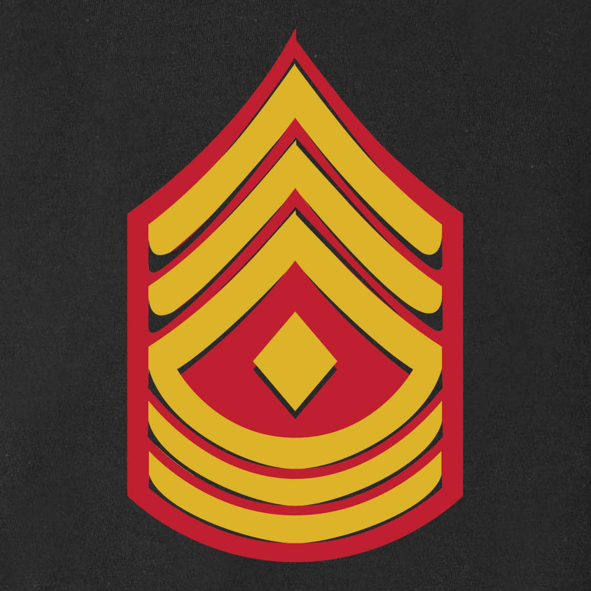 Choose Your Rank USMC And USA Crossed Flags T-shirt - SGT GRIT