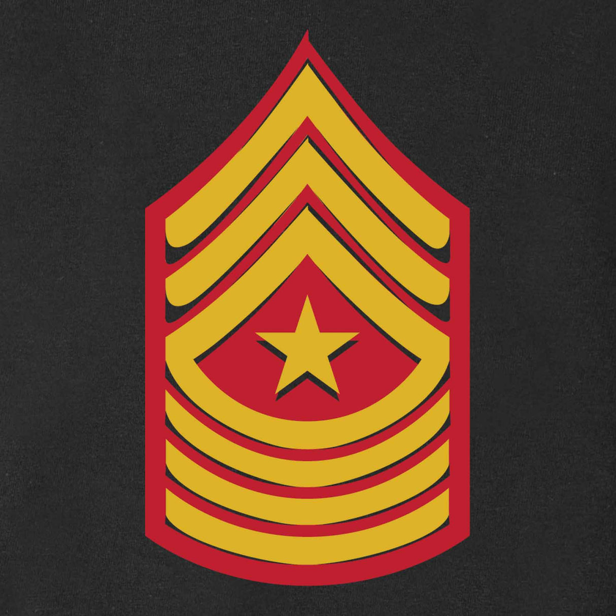 Choose Your Rank USMC And USA Crossed Flags T-shirt - SGT GRIT