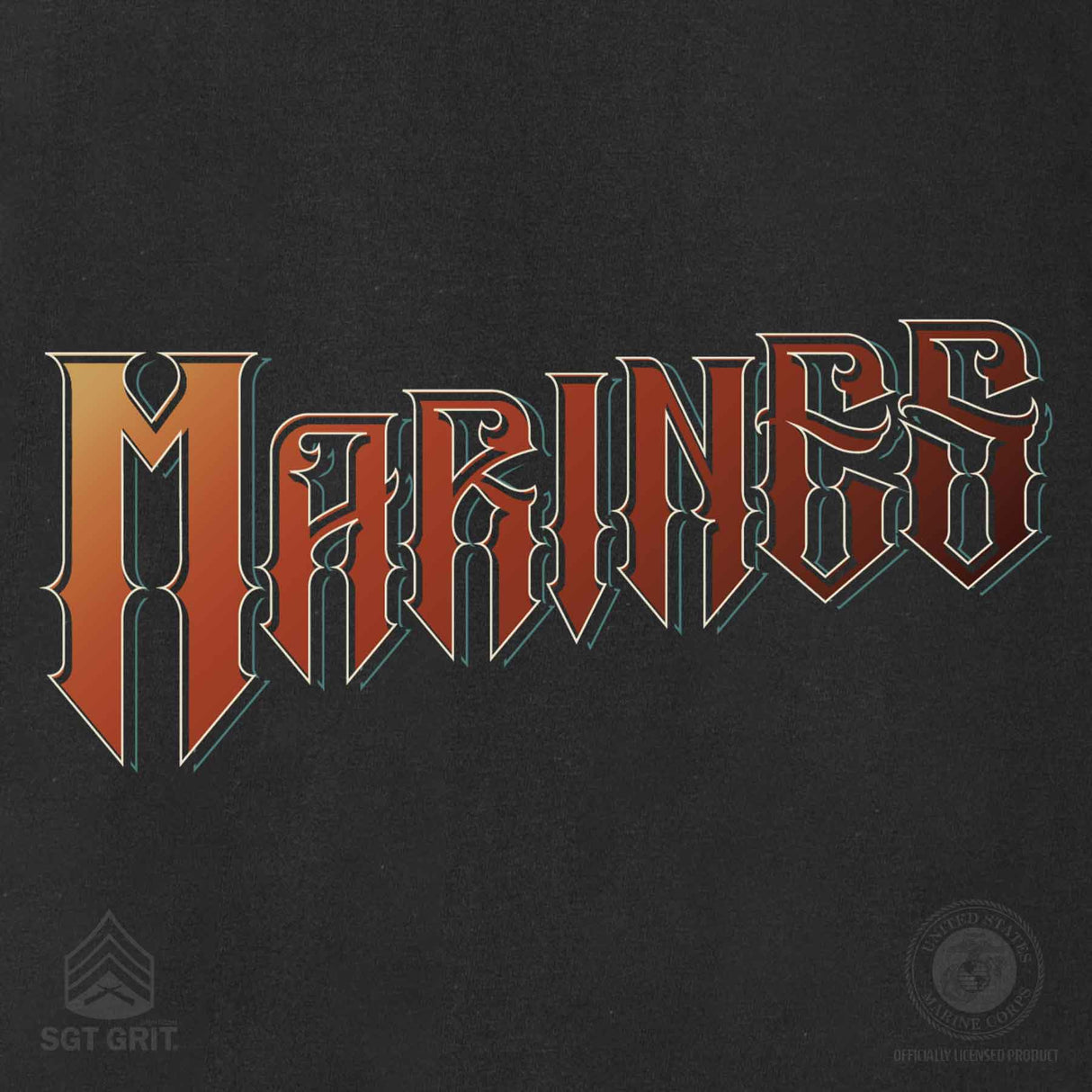 Marines Tattoo Artwork T-shirt - SGT GRIT