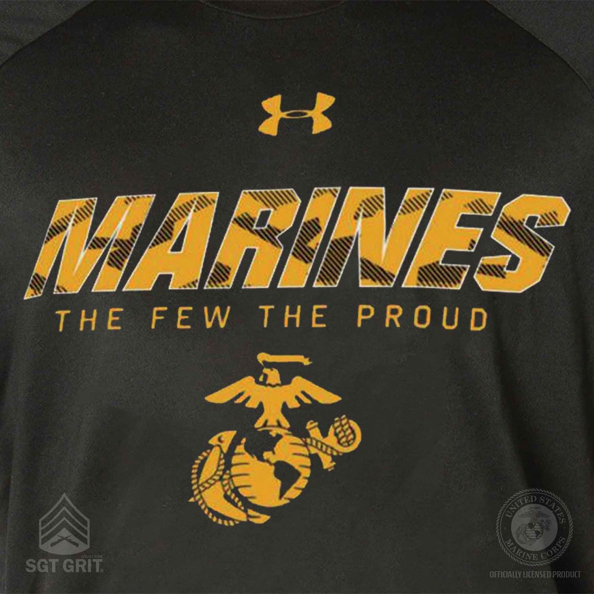 Under Armour Marines Short Sleeve Tech Tee - SGT GRIT