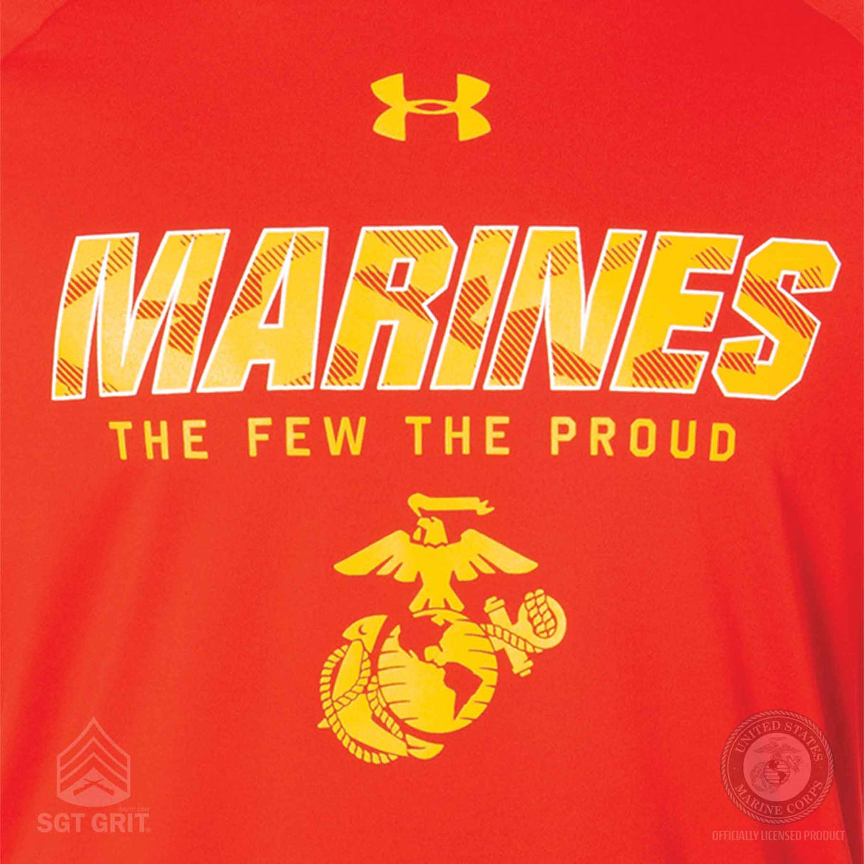 Under Armour Marines Short Sleeve Tech Tee - SGT GRIT