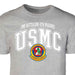 2nd Battalion 4th Marines Arched Patch Graphic T-shirt - SGT GRIT