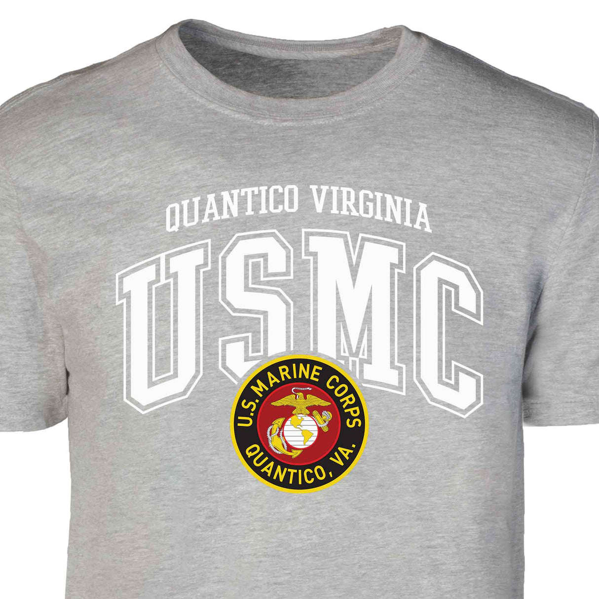 Quantico Virginia Arched Patch Graphic T-shirt - SGT GRIT