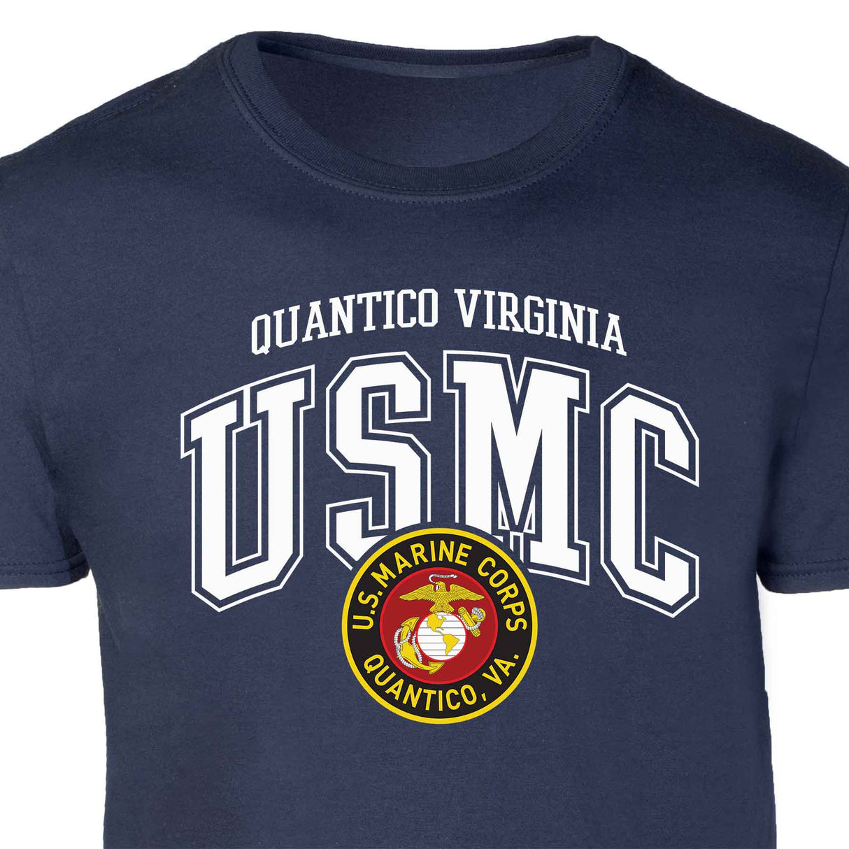 Quantico Virginia Arched Patch Graphic T-shirt - SGT GRIT
