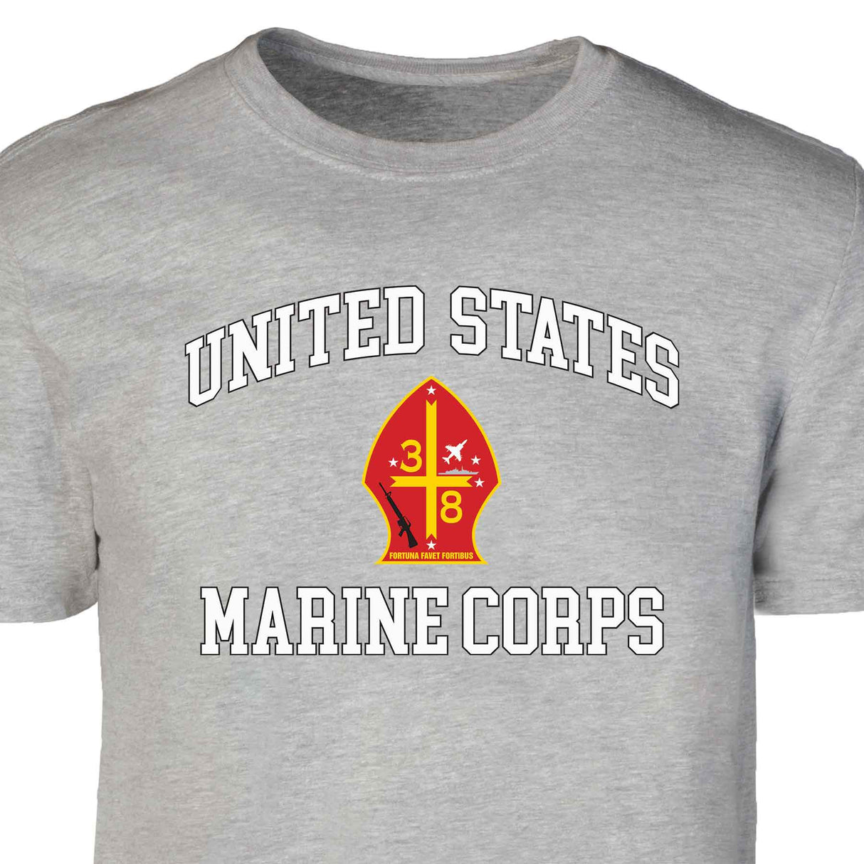 3rd Battalion 8th Marines USMC Patch Graphic T-shirt - SGT GRIT