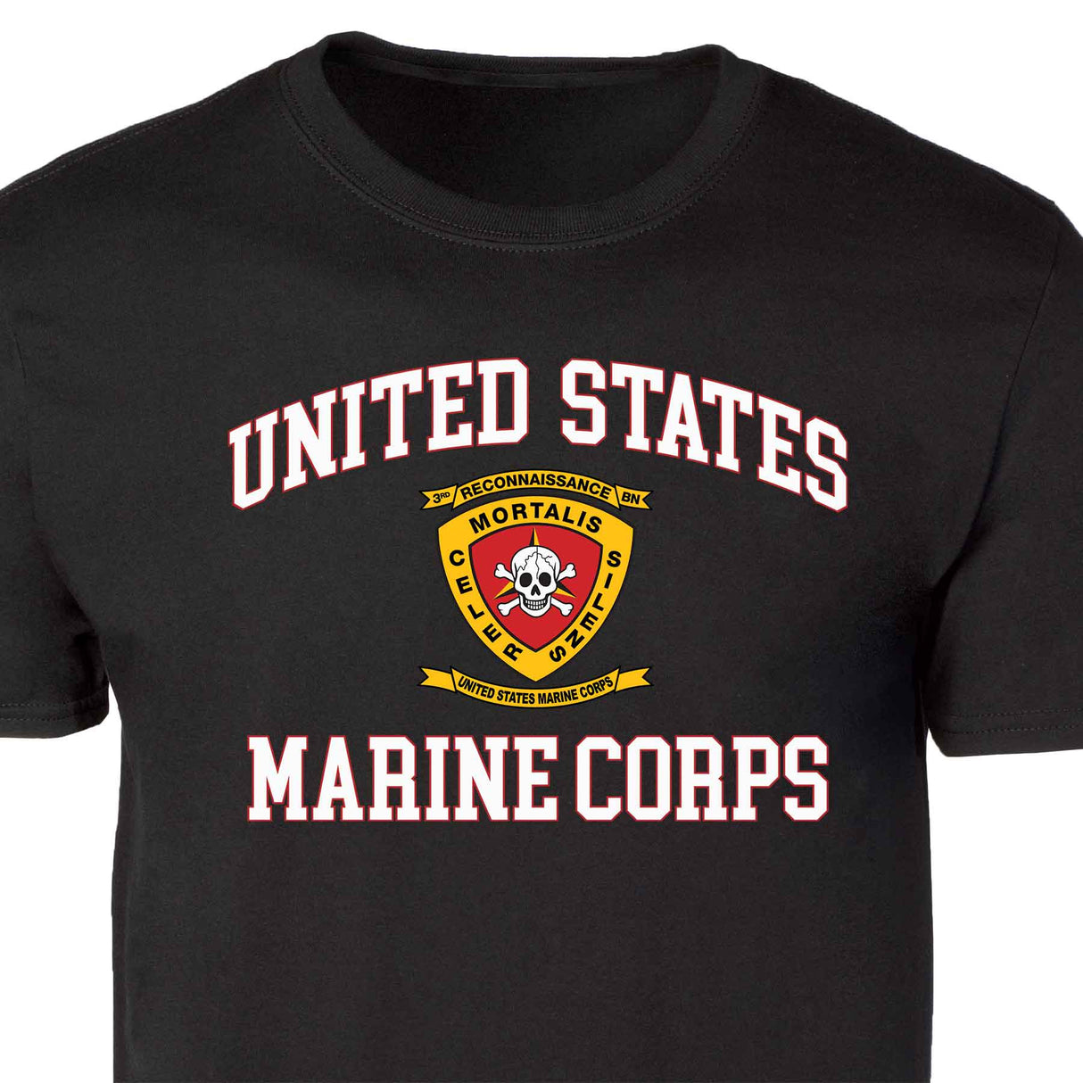 3rd Recon Battalion USMC Patch Graphic T-shirt - SGT GRIT