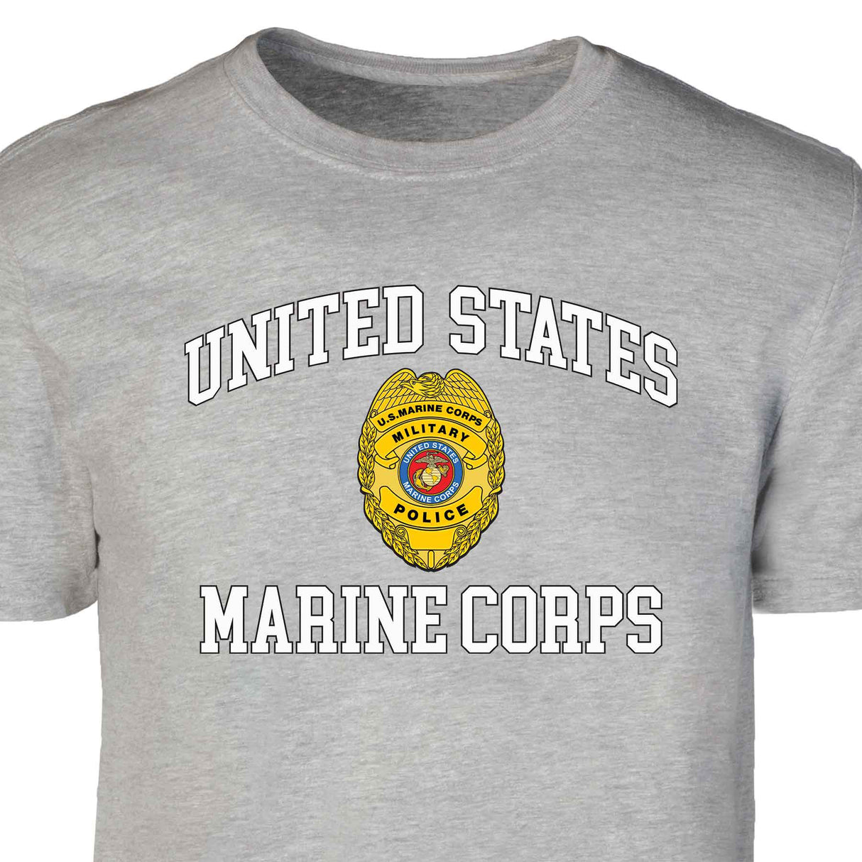 Military Police Badge USMC Patch Graphic T-shirt - SGT GRIT