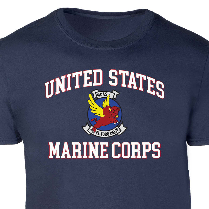 MCAS El Toro USMC Patch Graphic T-shirt - SGT GRIT