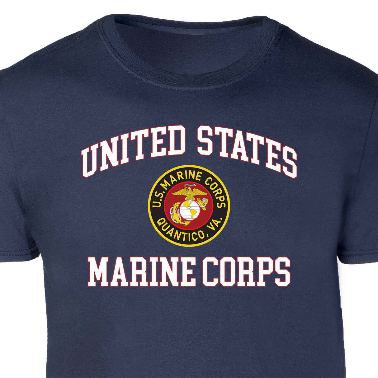 Quantico Virginia USMC Patch Graphic T-shirt - SGT GRIT