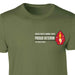2nd Marine Division Proud Veteran Patch Graphic T-shirt - SGT GRIT